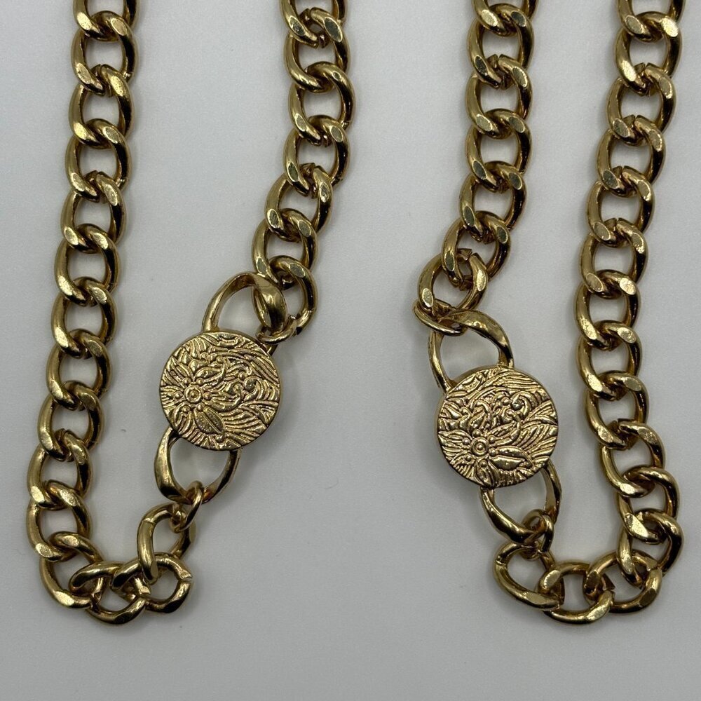 Charter Club Women's Crystal and Large Link 36in Long Strand Necklace - Picture 6 of 6
